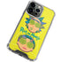 Adult Swim Rick and Morty Rick and Morty Portal Eyes iPhone 15 Pro Clear Case